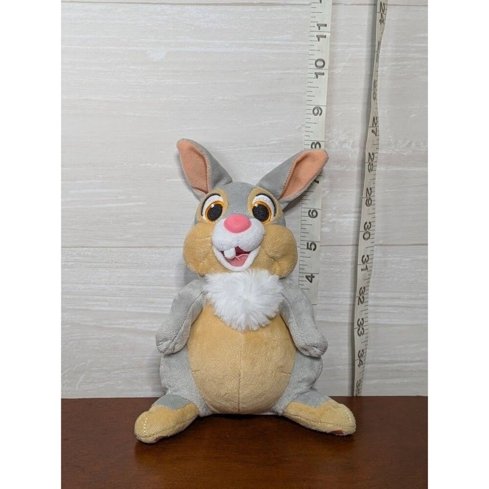 DISNEY Thumper Plush Bambi Movie Rabbit Stuffed Animal Just Play 8" Tall RARE